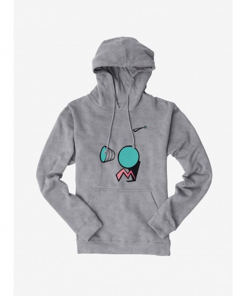 Discount Invader Zim Big Face Screaming Hoodie $13.29 Hoodies