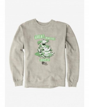 Limited-time Offer Aaahh!!! Real Monsters Great Monsters Never Lie Sweatshirt $13.28 Sweatshirts