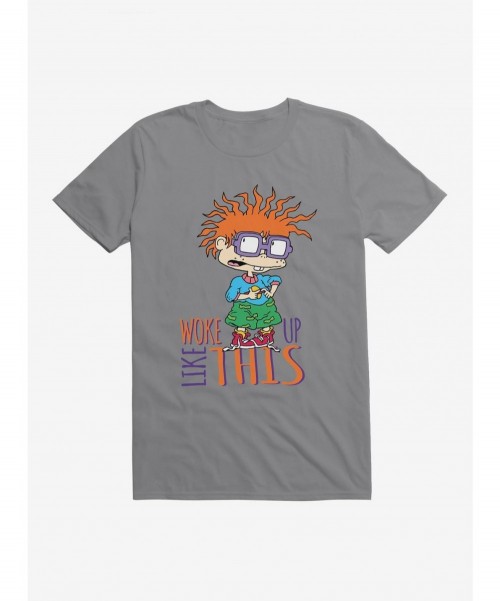 Limited-time Offer Rugrats Chuckie Woke Up Like This T-Shirt $7.84 T-Shirts