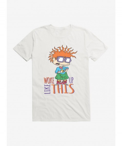 Limited-time Offer Rugrats Chuckie Woke Up Like This T-Shirt $7.84 T-Shirts