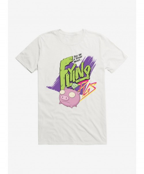 Festival Price Invader Zim Gir Flying Pigs T-Shirt $7.07 T-Shirts