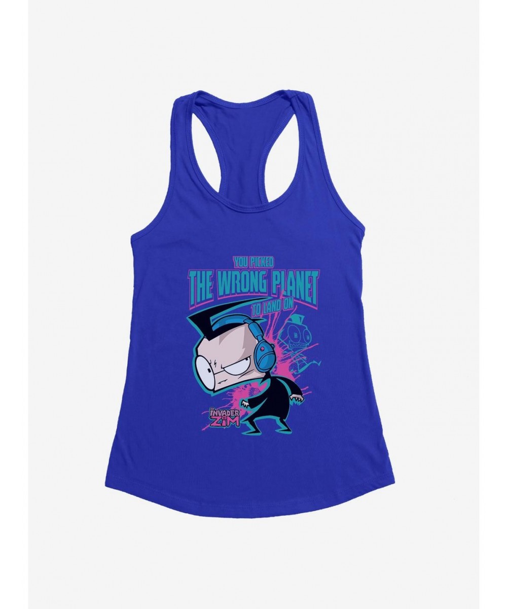 Crazy Deals Invader Zim Wrong Planet To Land On Girls Tank $7.37 Tanks