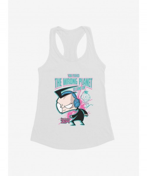 Crazy Deals Invader Zim Wrong Planet To Land On Girls Tank $7.37 Tanks