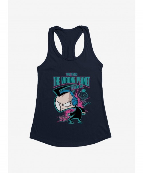 Crazy Deals Invader Zim Wrong Planet To Land On Girls Tank $7.37 Tanks