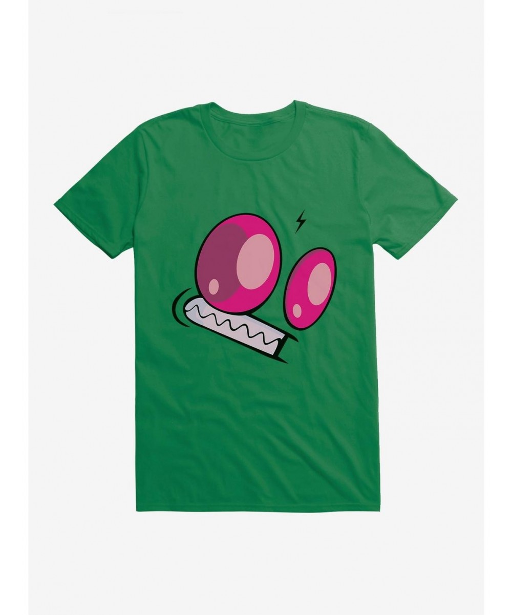 Flash Deal Invader Zim Big Face Scared T-Shirt $9.56 T-Shirts