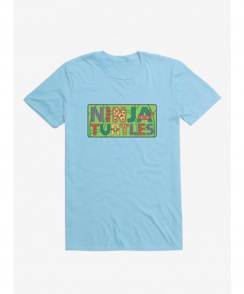 Festival Price Teenage Mutant Ninja Turtles Pattern Letters T-Shirt $7.87 T-Shirts